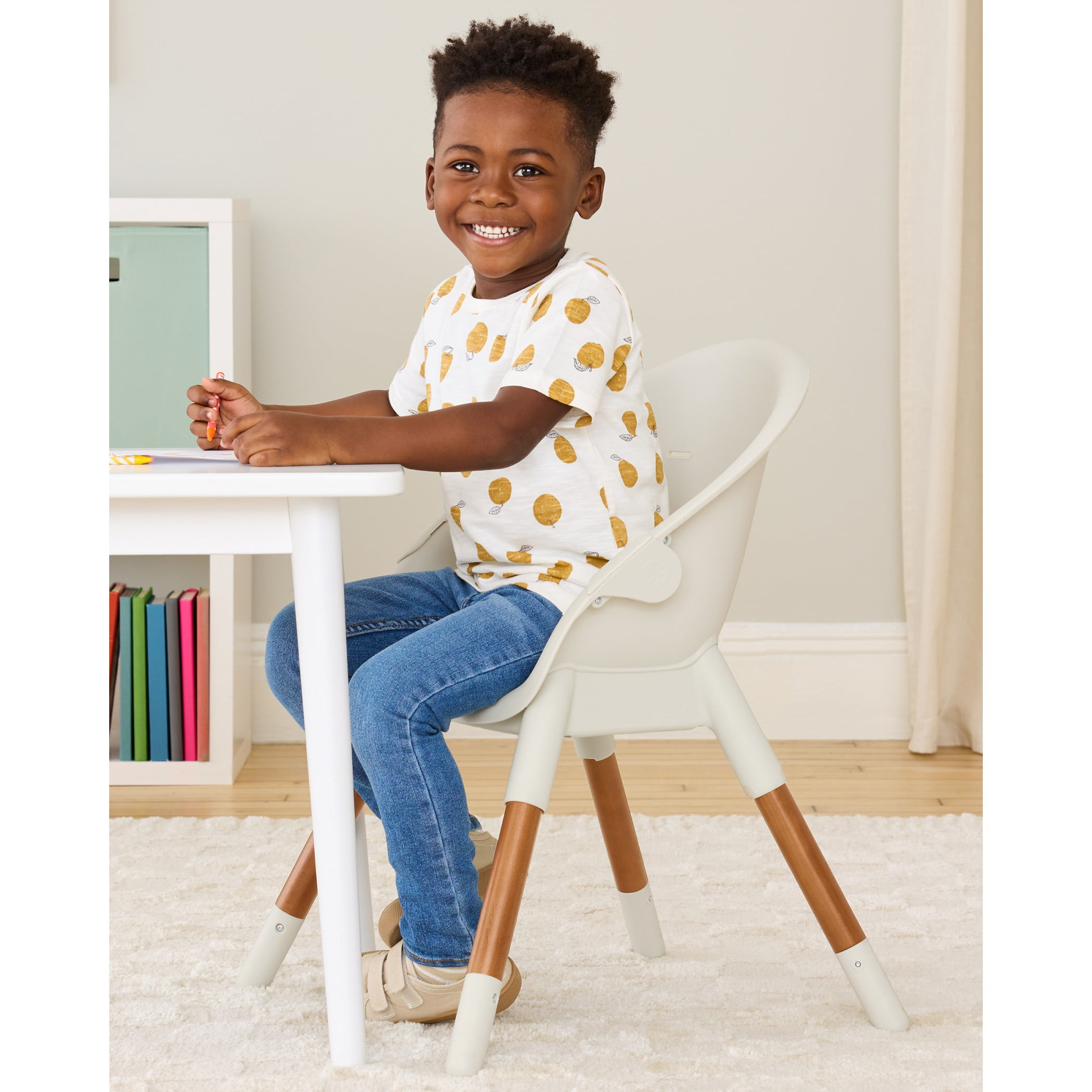Skip Hop EON 4-in-1 High Chair Oat for Infant and Toddler