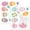 Easter, variant on Current Snowflake Vinyl Clings- Set of 32 Reusable Christmas Holiday Clings for Windows and Doors