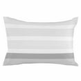 thumbnail image 2 of Grey Stripe Body Pillow Cover, Pillowcase Protectors with Zipper, Breathable Decorative Throw Pillow Case Cover, Modern Abstract Monochrome Geometric Pillow Shams for Couch Sofa 24x36Inch, 2 of 8