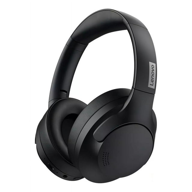 Auriculares inalámbricos con cancelación de ruido Lenovoth46, color negro