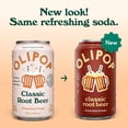 thumbnail image 2 of OLIPOP Prebiotic Soda, Classic Root Beer, 12 fl oz, Pantry Packs, 2 of 10