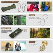 238Pcs Emergency Survival Kit and First Aid Kit, Professional Survival Gear Tool with Molle Pouch and Emergency Tent for Earthquake, Outdoor Adventure, Camping, Hiking