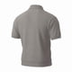 thumbnail image 4 of Ceisia Men's Slim Fit Short Sleeve Polo Shirt Solid Color Vertical Stripe Knit with Chest Pocket Gray L Gifts, 4 of 7