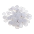 thumbnail image 1 of 100 Unids / Pack Plástico ABS 23 Bingo Fichas de Póquer Fichas de Juguetes Blanco CUTICAT Fichas de juego de bingo, 1 of 8