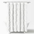 thumbnail image 4 of Lush Decor Avon Textured Shower Curtain, 72x72, White, Single, 4 of 4