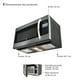 thumbnail image 5 of Horno de microondas con campana extractora Supra Acero Inoxidable, 5 of 7