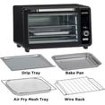 thumbnail image 6 of BLACK+DECKER Crisp 'N Bake™ 6-Slice Digital Air Fry Toaster Oven, 6 of 9