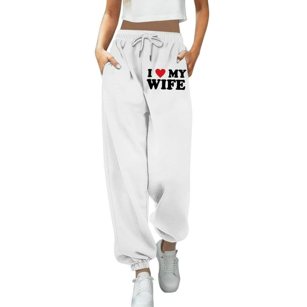 Pantalones de chándal anchos y rectos con forro polar para mujer - Pantalones de yoga de cintura alta con bolsillos para hacer ejercicio/uso informal (S-XXL)