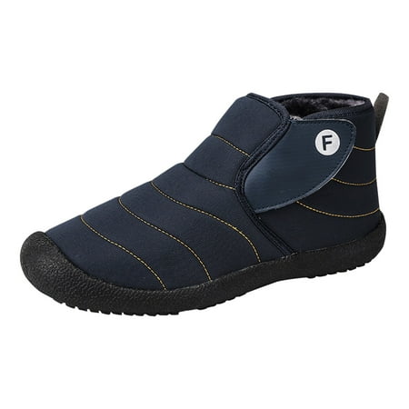 

Snow Boots Lovers Shoes Boots For Mens Boys Short Bootie Outdoor Winter Warm Shoes Ankle Snow Boots Blue 41 Hxroolrp