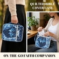 thumbnail image 4 of Xoenoiee Wolf Lightning Pattern Bible Bag for Women Men, Large Quilted Bible Cover Case Church Bag with Durable Handle and Extra Pockets, Christian Gift for Ladies, 4 of 7