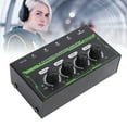 thumbnail image 1 of Amplificador de auriculares Estéreo, Amplificador de Auriculares de 4 Canales Con Luces RGB, Amplificador de Auriculares para el Hogar y Estudio de Mezcla, 1 of 7