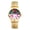 gold, variant on Women's Ultra Thin Easy Reader Watch with Elastic Strap Golden/Silver Tone Stretch Band Watches