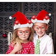 thumbnail image 2 of Christmas Party Props Goggles with Santa Claus Caps for Christmas party (2 Santa Caps + 2 Santa Goggles) - Christmas Gifts for Kids, 2 of 4