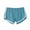 YHL182_Sky Blue, variant on Women Casual Solid Summer Sports Shorts Workout Yoga Shorts Active Shorts, Solid Weekend Shorts Activewear Women's Blue