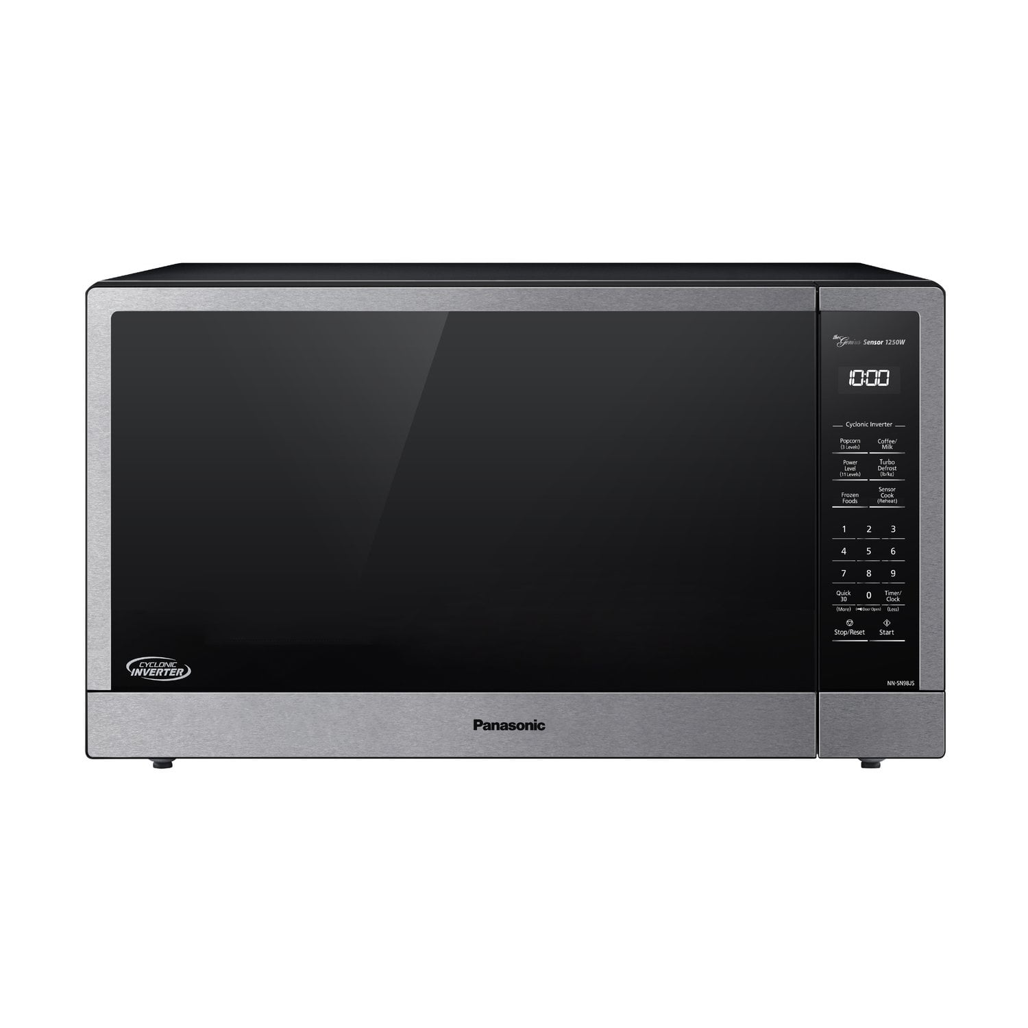 Panasonic NN-SN98JS Microwave Oven Stainless Steel Countertop/Built-In with Inverter & Genius Sensor, 2.2 Cubic Foot