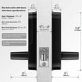 thumbnail image 2 of Cerraduras Electrónicas OmniKeyBlack 3 Pzas NFC Biométrico NIP App Móvil Pilas 4xAA No Incluidas USB Negro., 2 of 4