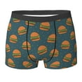 thumbnail image 6 of Men's Boxer Briefs, Cute Hamburger Sesame Soft Comfy Mens Underwear Boxer Briefs Breathable With Widen Waist, 6 of 7