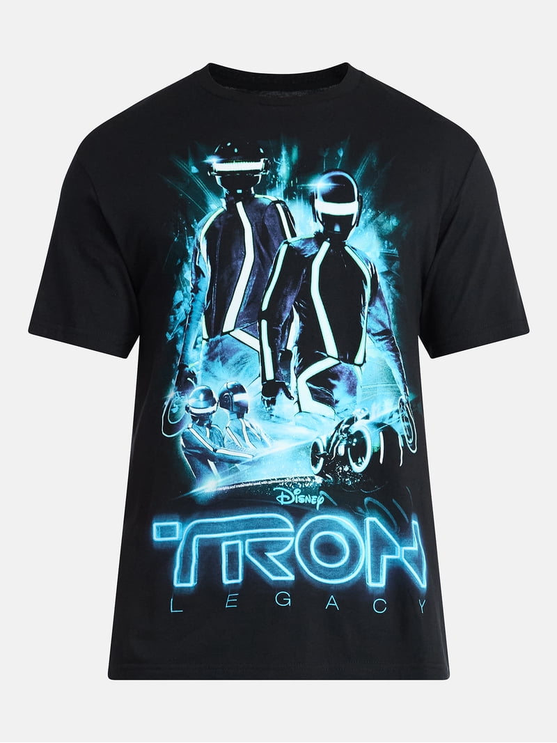 Disney Tron Legacy Men's and Big Men's Graphic Tee with Short