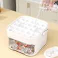 thumbnail image 4 of 50-Cube Ice Maker with Easy Press Cap Double Layer Ice Cube Maker Refrigerator Household Ice Storage Ice Box, 4 of 12
