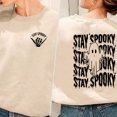 thumbnail image 4 of Stay Spooky Skeleton Hand Halloween sudadera para mujer, Harajuku Pullover, Sudadera con capucha divertida, Sudadera de cuello redondo, abrigos de manga larga, 4 of 4
