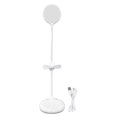 thumbnail image 1 of Luz de escritorio LED Diseño de ventilador único 3 niveles de atenuación Cuello de cisne flexible de 360 ° Carga USB Lámpara de escritorio pequeña multifunción, 1 of 8