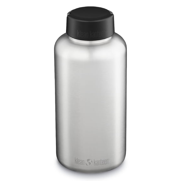 Klean Kanteen Wide Loop Cap Brushed Stainless, 64oz