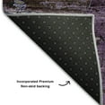 thumbnail image 3 of Addison Rugs Mayfield Washable Transitional Organic Purple Rectangle Rug, 1'8" x 2'6", 3 of 5