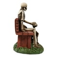 thumbnail image 2 of Ebros DOD Love Never Dies Skeleton Man Patting His Dog By Park Bench Figurine, 2 of 8