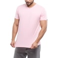 thumbnail image 4 of X RAY JEANS Mens Basic V-Neck Short Sleeve T-Shirt, Baby Pink, XS, 4 of 6