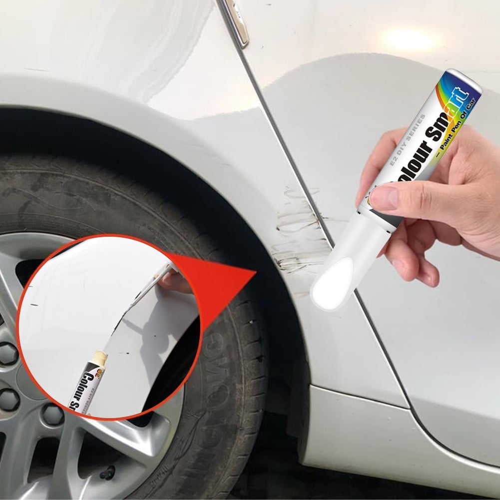 Car Touch-Up Paint, Car Paint Scratch Repair Pen, Universal Color Touch-Up Paint Pen, Various Car Touch-Up Paint (White)