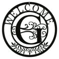 thumbnail image 1 of fsxdhpcsgfc Metal Wrought Lettering Patio Front Door Wall Decoration Crafts Window Decoration Home Letters for Wall with Wreath Front Door Wreath Door Hanging Decorations Winter, 1 of 5