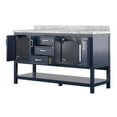 thumbnail image 3 of Design Element Affinity 61" Single Sink Bathroom Vanity in Blue, 3 of 11