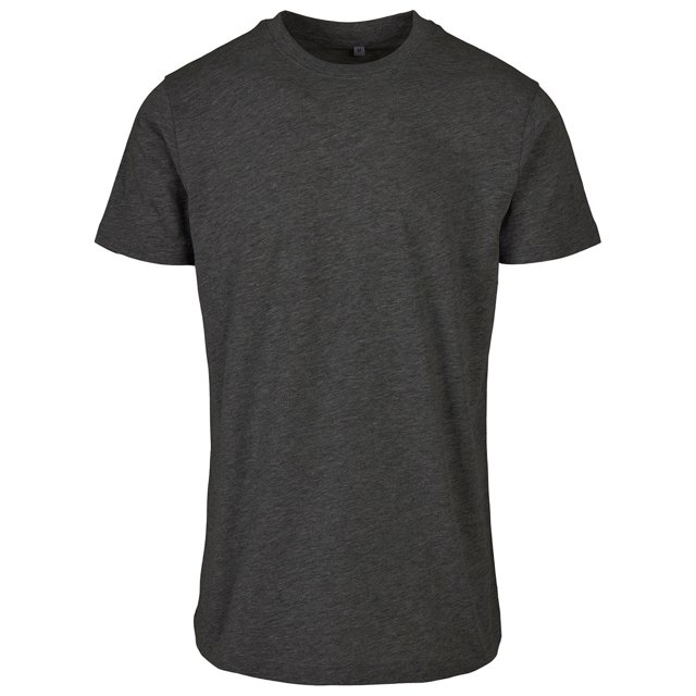 Build Your Brand T-Shirt Basique à Col Rond pour Hommes