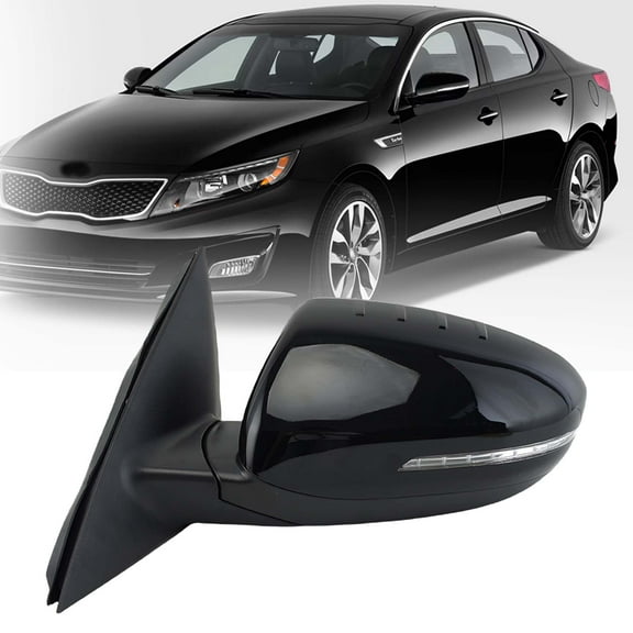 Mirror Left Side Heated 876104C501 Turn Signal Light For Kia Optima 2014-2015