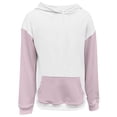 thumbnail image 7 of Mercatoo Girls Color 𝐁lock Hoodies Long Sleeve Cute 𝐏reppy Lightweight Pullover Sweatshirt with Pocket Cotton Loose Solid Tops, 7 of 7