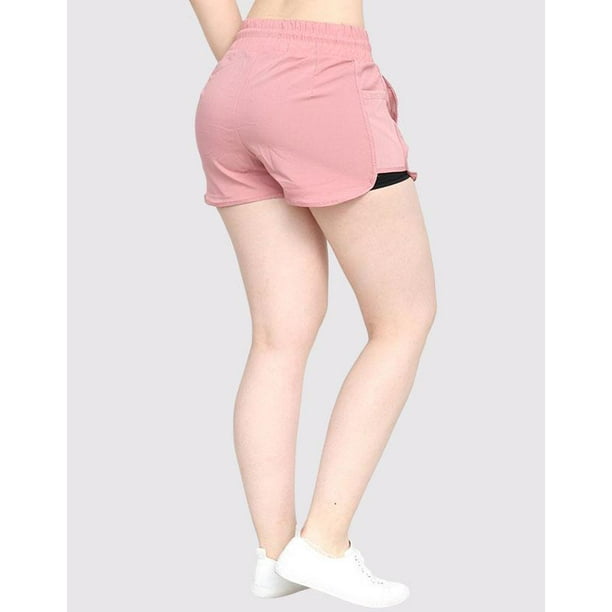 Short deportivo rosa sale