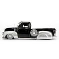 thumbnail image 4 of Jada Toys 99035 1 isto 24 1951 Chevrolet Pickup Truck Lowrider Diecast Car Model, Black & Silver, 4 of 4