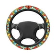 thumbnail image 6 of XMXT Persian Square Pattern Steering Wheel Cover, Elastic Non-Slip Universal Fit Car Decor Accessories Protector for Auto SUV Trucks, 6 of 8
