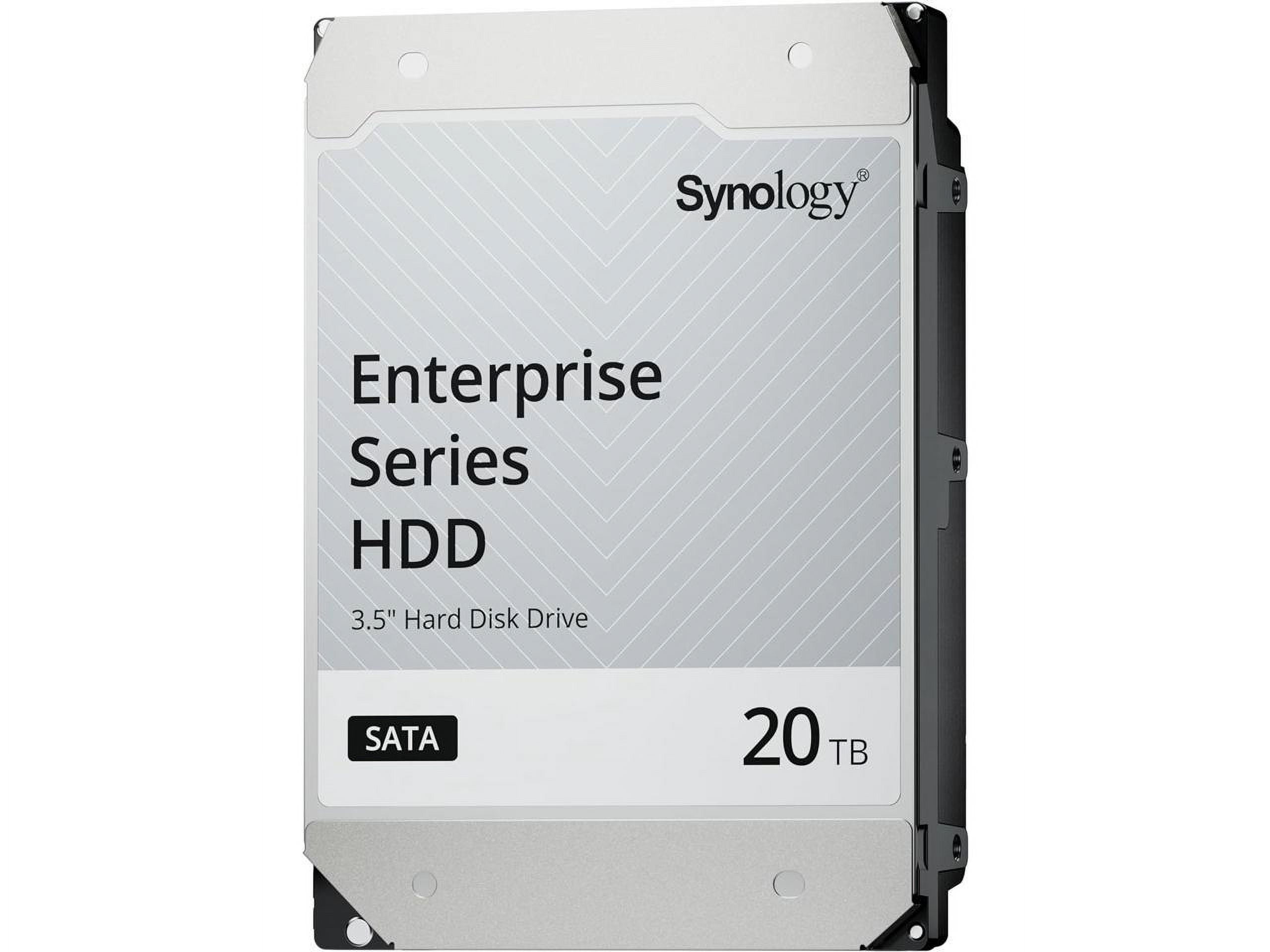 Synology Enterprise HAT5310 HAT5310-20T 20 TB Hard Drive - 3.5" Internal - SATA - NAS, Server Device Supported - 550 TB TBW - 4Kn Format