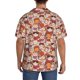 thumbnail image 3 of Fotbe Maneki-Neko Cats Camisa Estampada de Manga Corta para Hombre, Casual de Verano, Estilo Playero, Sin Arrugas-4X-Large, 3 of 5