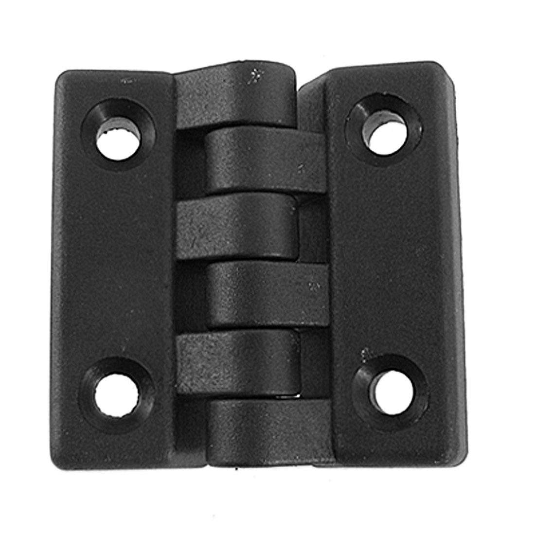 Uxcell 2 Pcs 65 x 65mm Plastic Hinges Black for Door