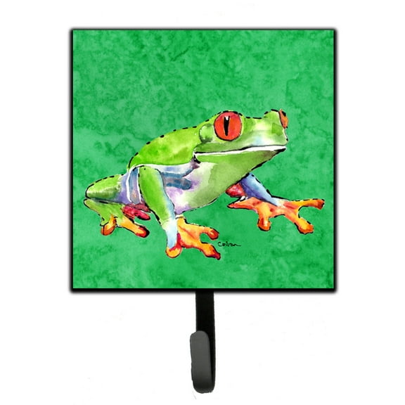 Carolines Treasures 8688SH4 Frog Leash or Key Holder Single Hook multicolor