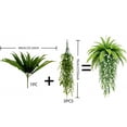 thumbnail image 3 of Deeceymbur 4 Pack Artificial Wall Plants Persian Leaf Fern Hanging Greenery Simulated Plastic Faux for Indoor Home Office Shop Decoration Maintenance Free, 3 of 8