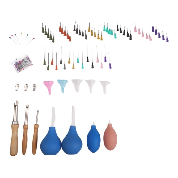 Venlox High-Accuracy Pottery tool Set: Effortless Glaze Application with 8 Needle Sizes