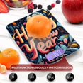 thumbnail image 5 of Digital Kitchen Food Scale Weight Grams Oz for Baking Cooking Coffee 11lb 0.05oz/1g Glass Happy New Year Leaves, 5 of 7