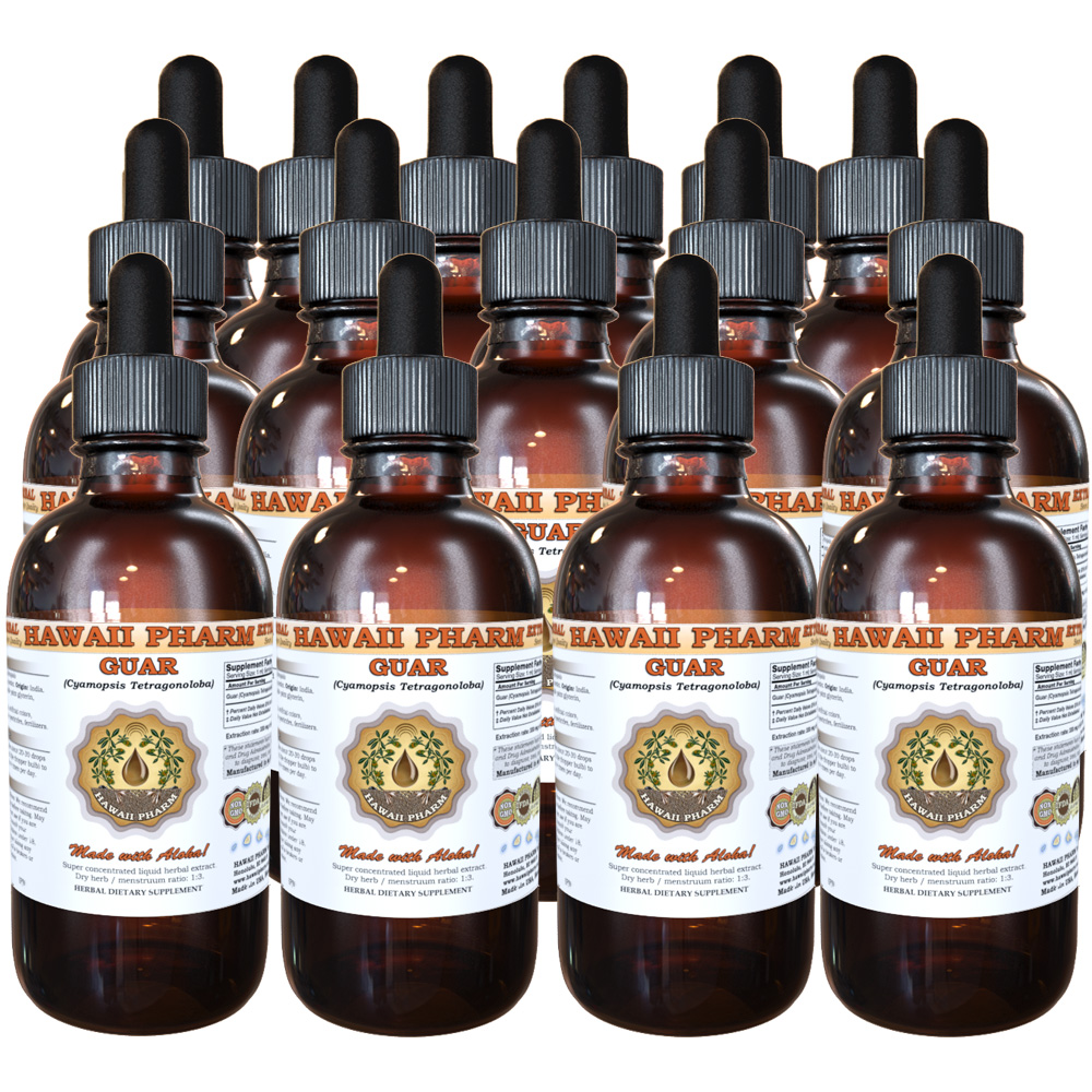 Guar (Cyamopsis tetragonoloba) Tincture, Organic Gum Powder Liquid