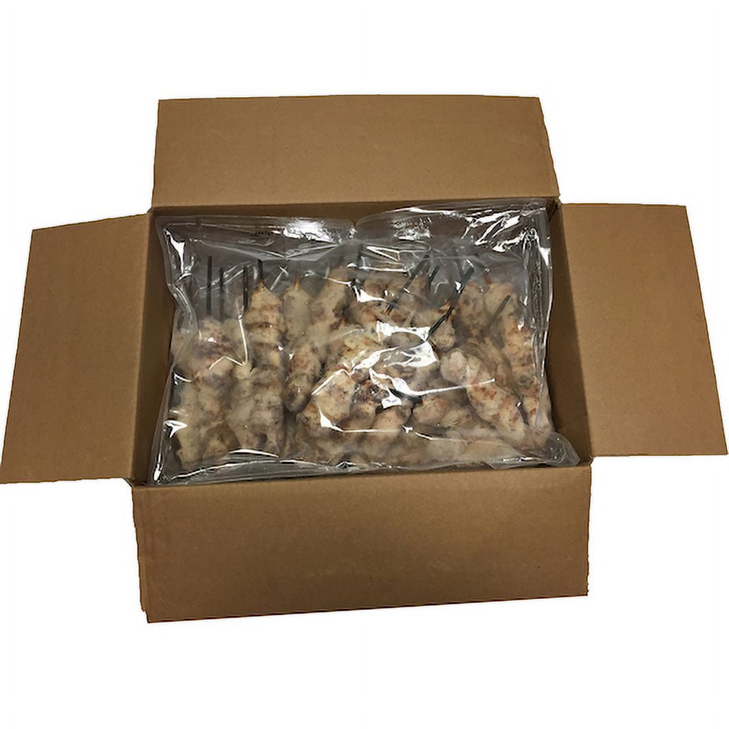 (48 Pack) Expresco Fully Cooked Chicken Thigh Skewer, 3 oz.