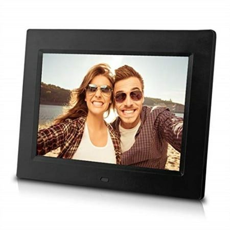 Ultra Slim 8 inch Digital Photo Frame with Remote Control, 4GB Internal Memory, Auto Slideshow, Video, (Best App For Slideshow With Music)