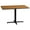 Natural, variant on Emma + Oliver 24"x42" Rectangular Black Laminate Table Top with 23.5"x29.5" Base