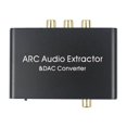 thumbnail image 1 of Adaptador y Selector convertidor DAC Sunnimix coaxial óptico Digital estéreo L/R analógico 3.5mm, 1 of 8
